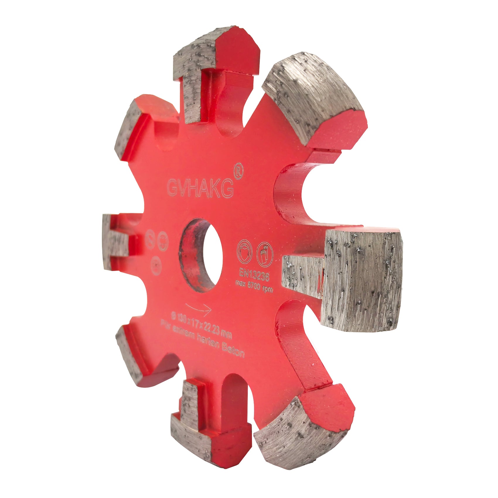 130mm 17mm thickness Diamant Frässcheibe for hard beton concrete floor Fussbodenheizung Frästechnik