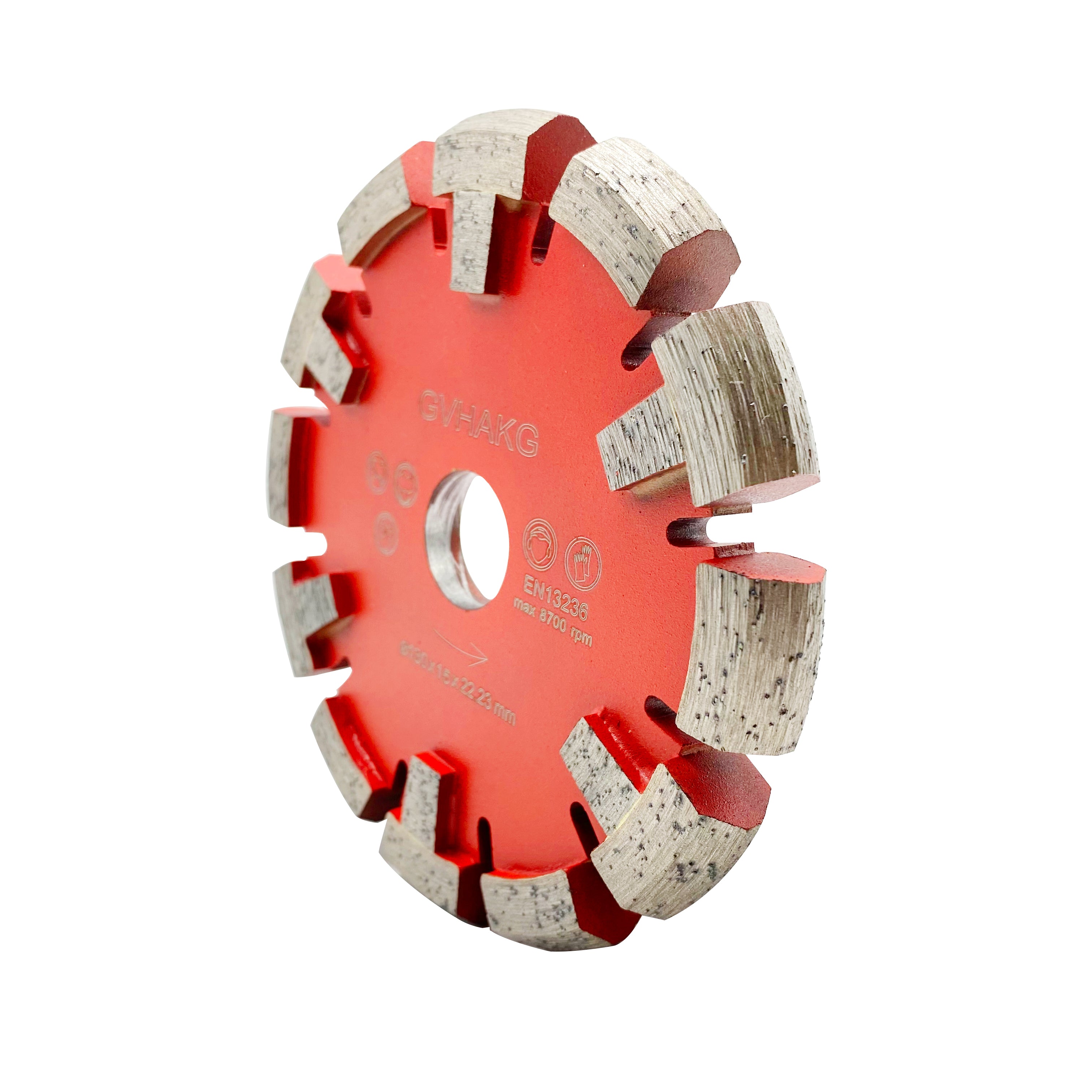 130*15*12*22.23mm Diamant Räumscheibe Fußbodenerwärmung Underfloor Heating Diamond Tuck Point Blade for Hard Granite Concrete floor