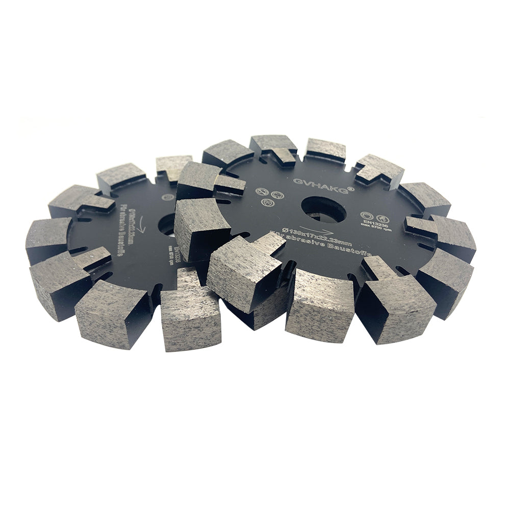 Diamant Räumscheibe 130*17*17*22.23mm vloerverwarming vloerverwarming Diamond Tuck Point Blade voor Graniet Beton vloer
