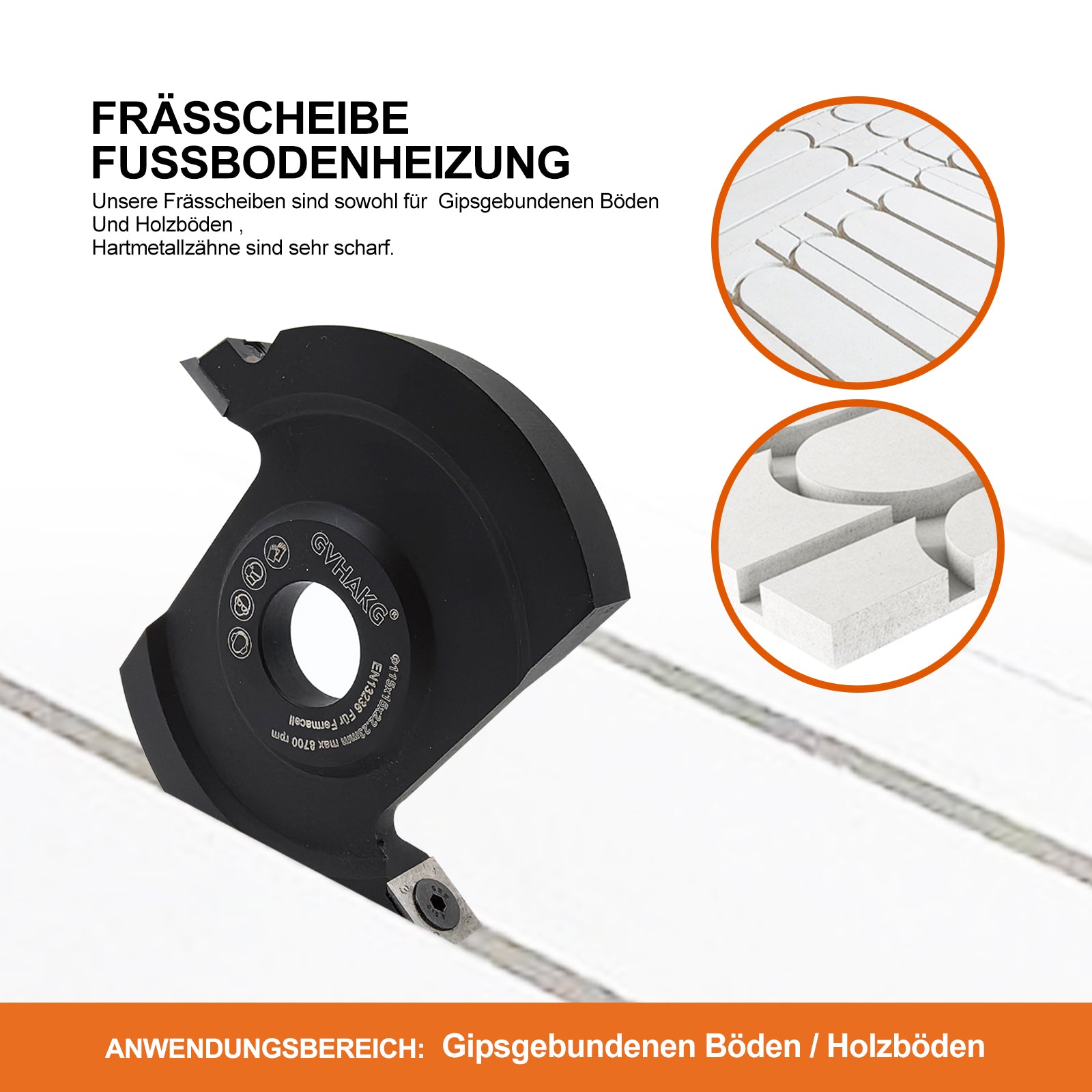 115*15*22.23mm Frässcheibe tuck point blade Freesblad Fermacell