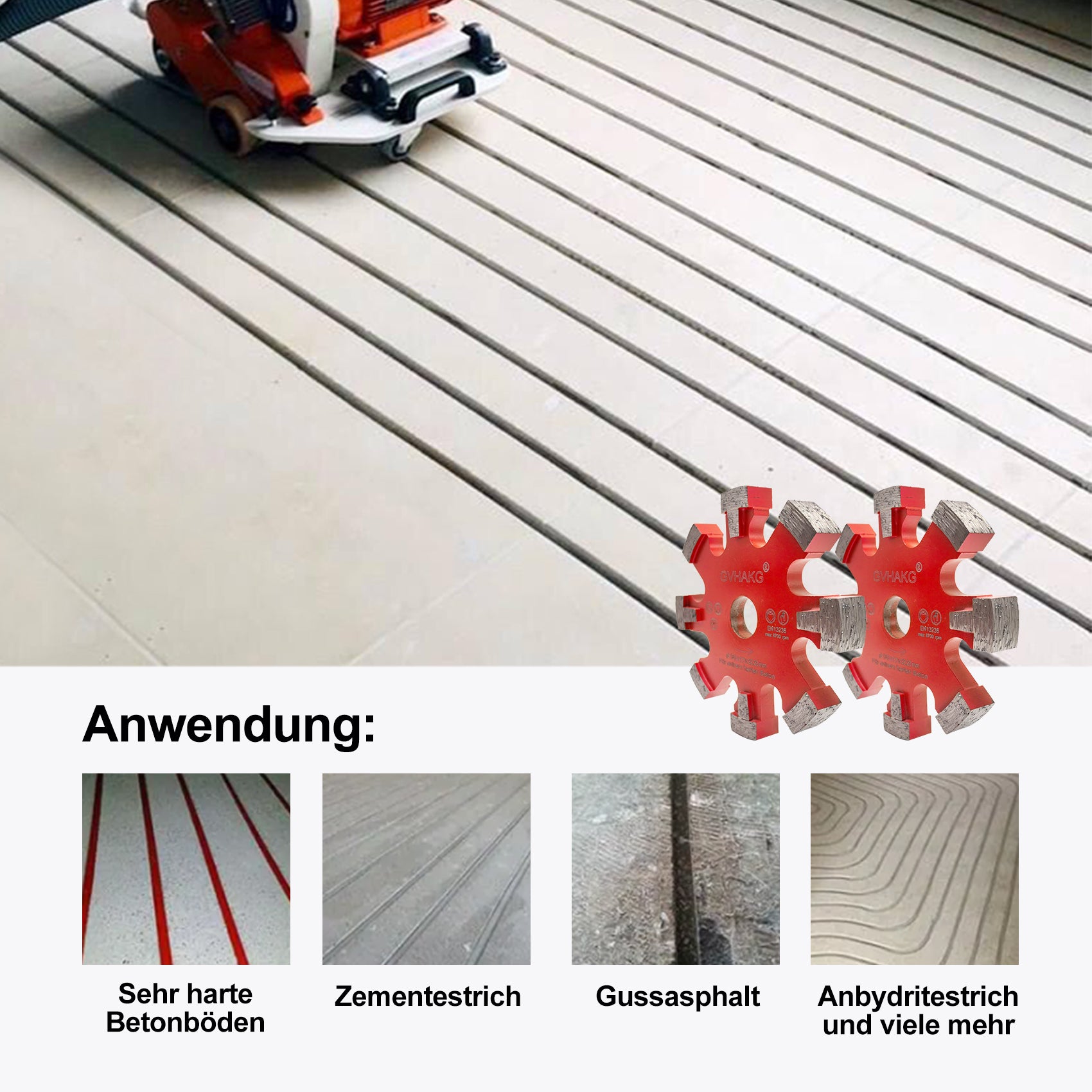 130*17*10*8T*22.23mm Diamant Frässcheibe vloerverwarmingsschijf Diamantfreesblad for beton concrete floor
