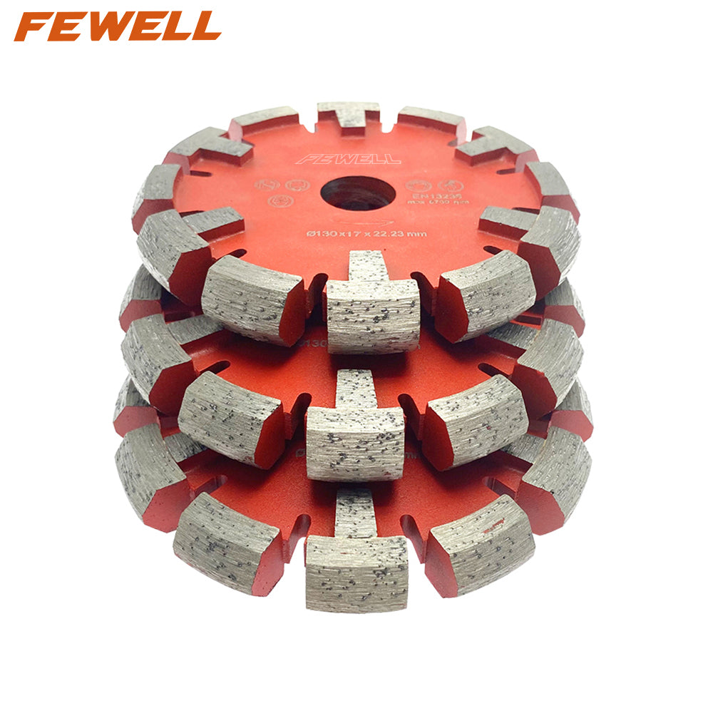 130*17*12*22.23mm Diamant Frässcheibe milling disc for Hard Granite Concrete floor