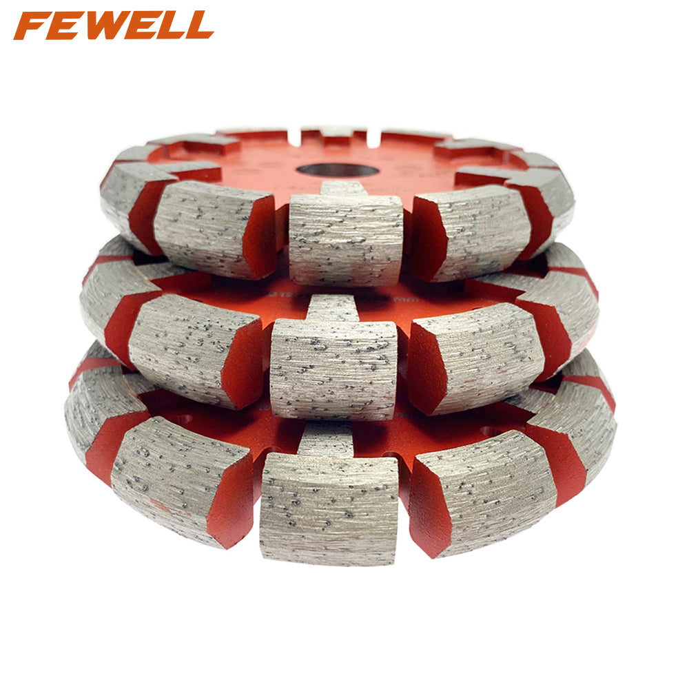 120mm 17mm thickness Diamant Räumscheibe for Hard Granite beton Concrete floor milling machine