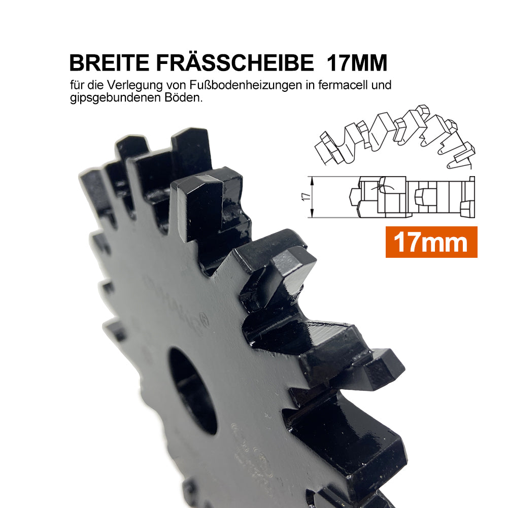 120*17*22.23mm Infrezen in Fermacell fussbodenheizungfräsen Tuck Point Blade for fermacell floor heating pipe laying