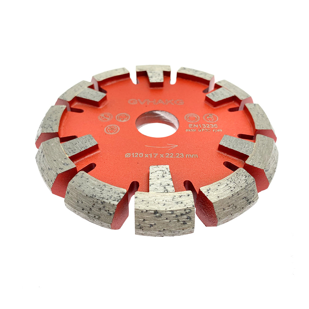 120*17*12*22.23mm Diamant Räumscheibe  Tuck Point Blade for Hard Granite beton Concrete floor