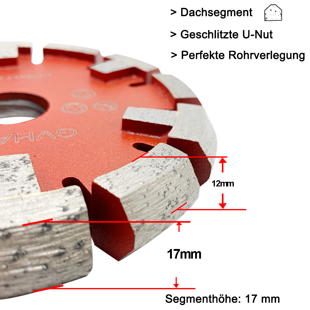 120*17*12*22.23mm Diamant Räumscheibe  Tuck Point Blade for Hard Granite beton Concrete floor