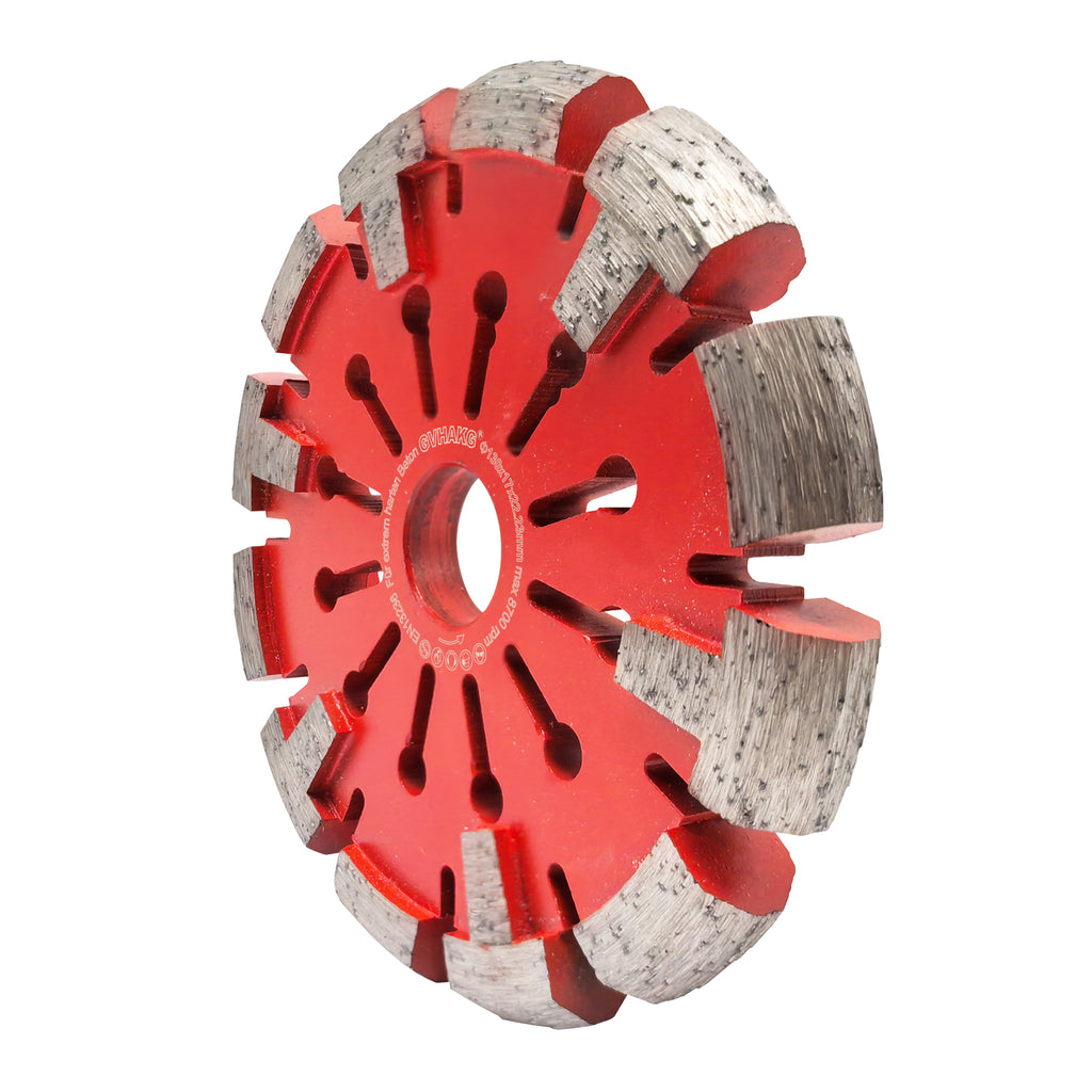 Diamant Frässcheibe Eckig, 130 Mm, T-Schutzsegmente, 16 Mm Breit – Von KERNLOCHBOHRER